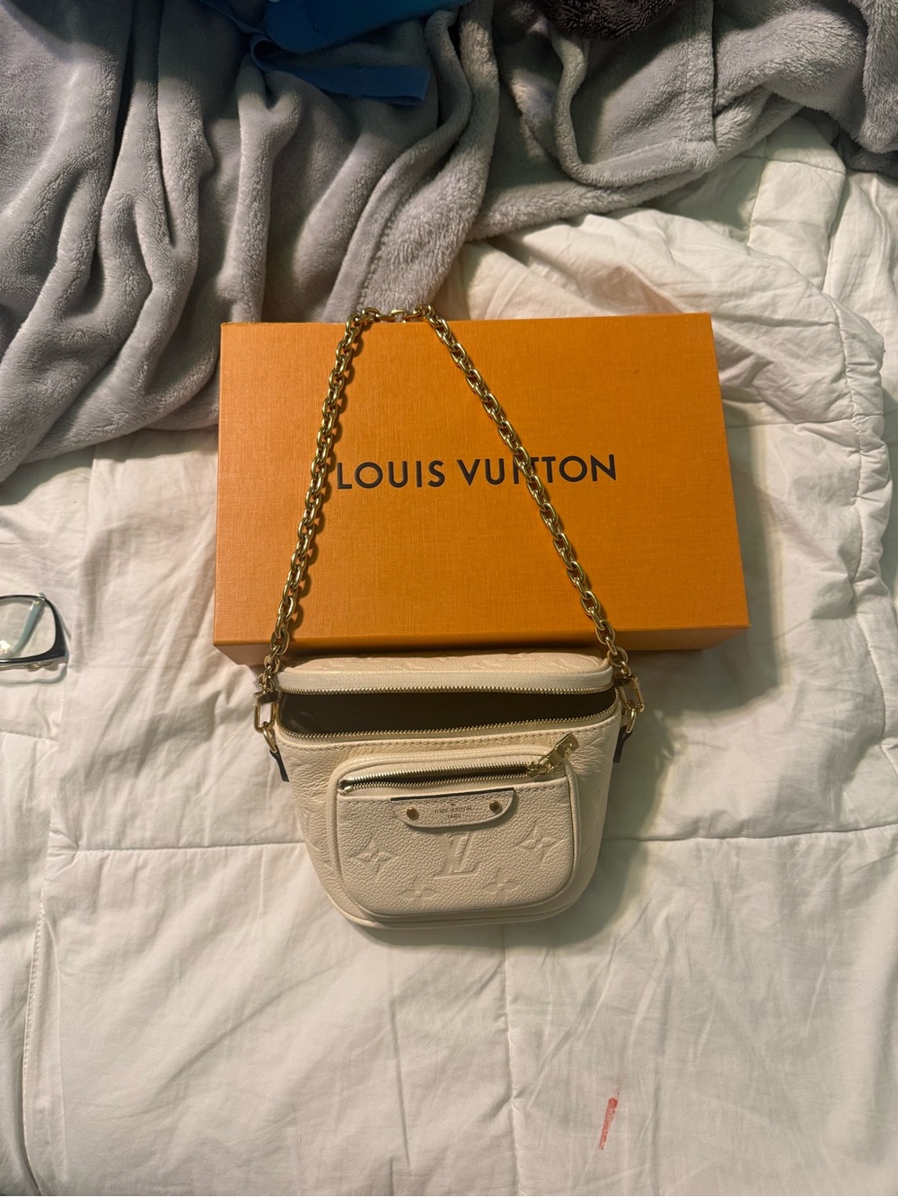 Louis Vuitton Cream Bumbag Crossbody